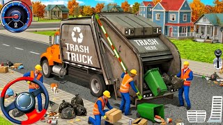 Garbage Truck Simulator 2026: gioco 3D di guida urbana estrema! Gameplay per Android screenshot 3