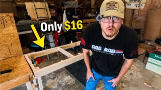 I Built a Workbench Frame for ONLY $16