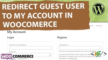 How to Redirect Guest User to My Account When Click on Proceed to Checkout in WooCommerce WordPress