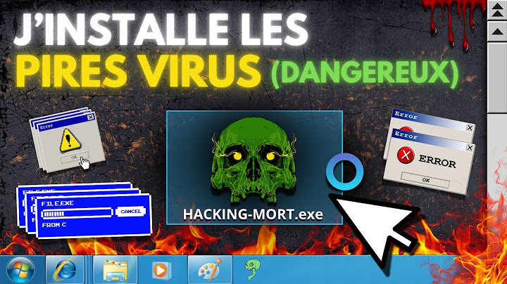J’ai Installé les 10 VIRUS les Plus Dangereux (Mon PC n’a pas survécu)