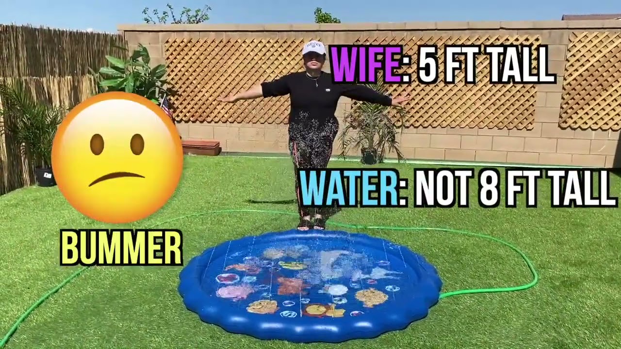 Splash Pad Sprinkler for kids by QDH