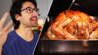 I love thanksgiving turkey, but trying to make the meat taste good
without aid of gravy is folly, in part because methods that actually
work ruin you...