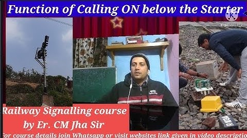 Q&A pt-03, Function of Calling ON below the Starter Signal?