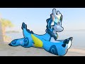 Kinyo the Dragon Ride-On Pool Toy Inflation