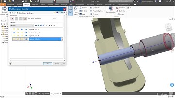 Inventor Tutorial - Creating a shaft and placing a bearing