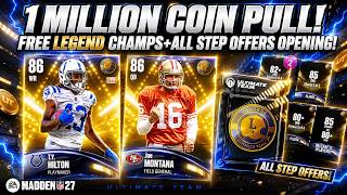 1 MILLION COIN PULL FREE LEGEND CHAMPS OPENING ALL LEGEND STEP OFFERS