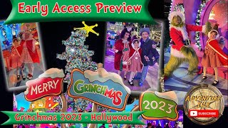 (2023) Grinchmas Early Access Preview - Universal Studios Hollywood - Full Shows + Meet & Greets!