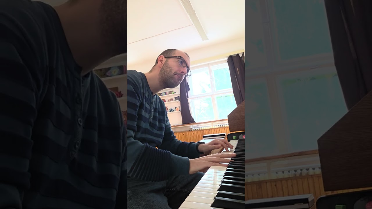 Bach at Home on 14th of January 2026. with Allemande from French Suite No.1. in d-minor BWV 812