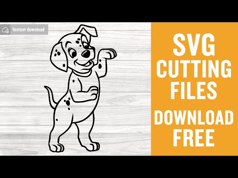 101 Dalmatians Free Svg Cutting Files for Silhouette Free Download