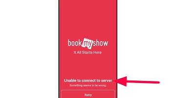 Book My Show App Fix Unable to connect to server error issue problem solve