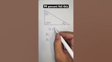 99 percent fail this geometry problem #geometry #angle #angles #unit #shorts