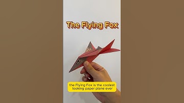 ✈️The Flying Fox🦊: The Most Stable Paper Plane (Tutorial)🛩️