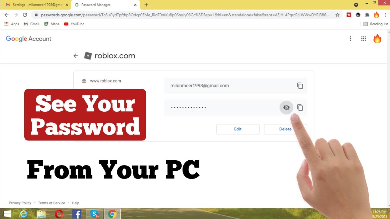 How to See Your OWN Roblox Password 2024 (PC) See your Roblox