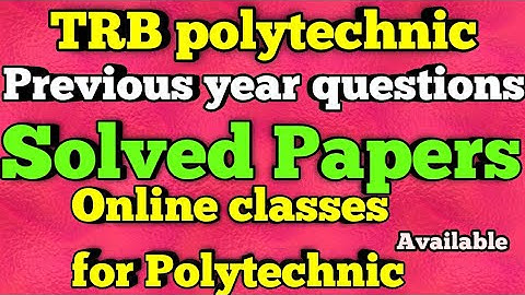 TRB polytechnic|Previous year solved questions|Chemistry|Group theory questions|