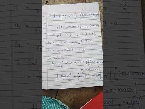 MSc math 2nd sem , important questions of Fourier series (notes)