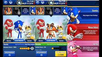 Sonic Dash || Full Gameplay Walkthrough Part 4  (iOS, Android)