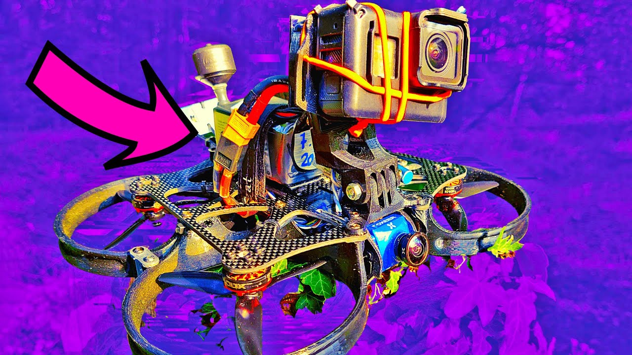 Unmöglich?! 4 Inch Pusher mit 360° Gimbal - FPV Drohne wird zur perfekten, fliegenden Kamera