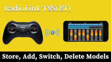 Store, add, switch, delete models on Radiolink T8S(BT)/T8FB(BT) by iPhone
