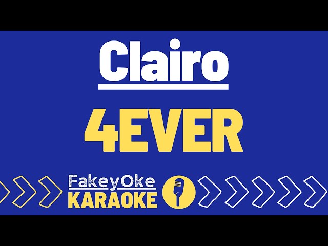 Clairo - 4EVER [Karaoke] class=