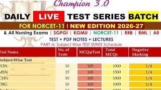 All Nursing Exam Best Book💐Daily Live Test Series💐Nursing Officer Vacancy 2026