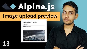 Image upload preview in Alpine JS