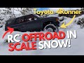 PERFECT SNOW FOR RC OFFROAD! | TOYOTA 4RUNNER