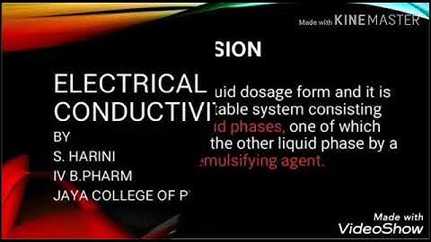 ELECTRICAL CONDUCTIVITY TEST: CENTRICA PHARMAKAM : MUST READ DESCRIPTION