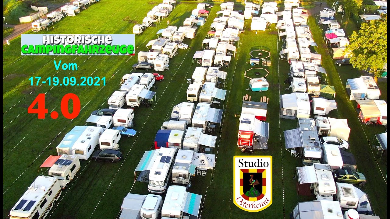 Camper Treffen 2021 alte Wohnmobile und Wohnwagen beim Treffen Historischer Campingfahrzeuge