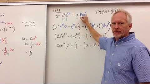 Derivatives of e^x and ln(x)