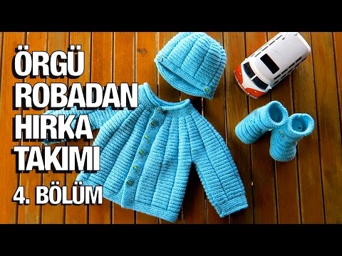 Örgü ile Robadan Erkek Hırka Takımı Yapımı - 36. Model (4/5) ● Örgü Modelleri