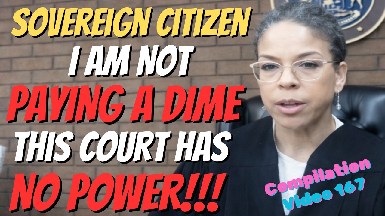 Sovereign Citizen REFUSES To Pay Bills And Judge Instantly SHUTS Him Down