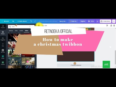 How to make Christmas Twibbon 2021 by canva - Dinner Invitation Design