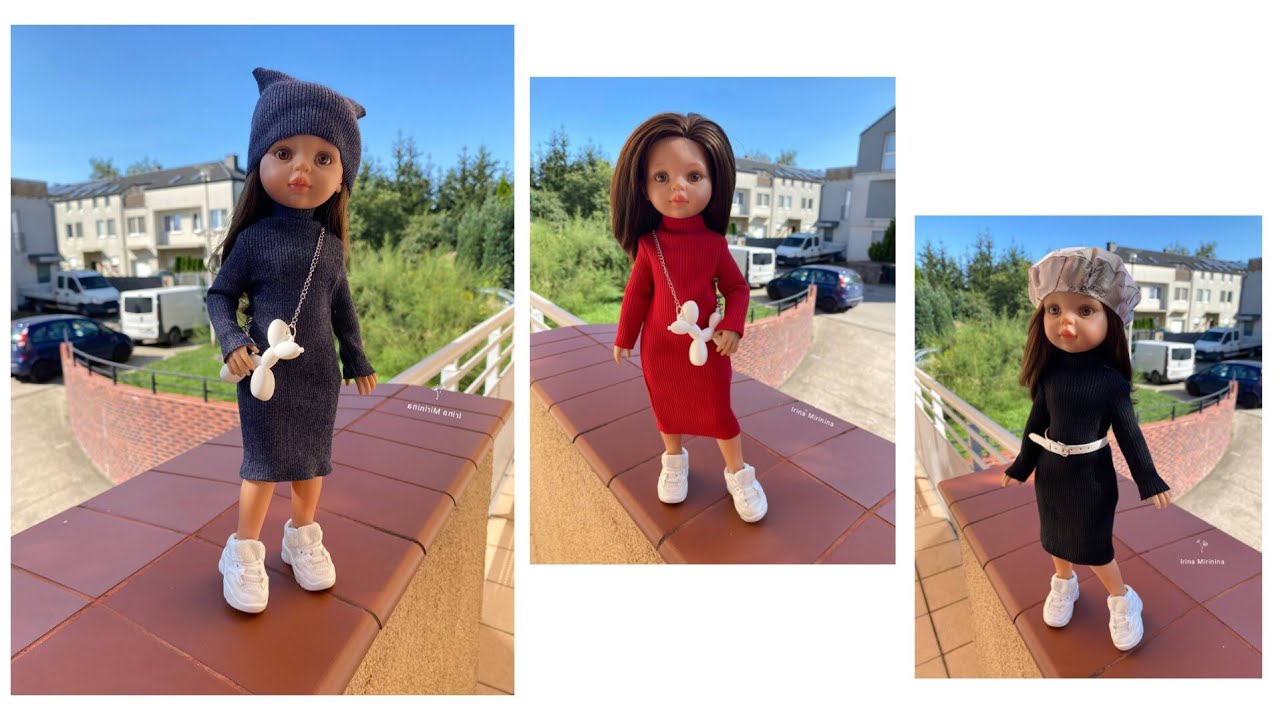 Кукольное платье для куклы Паола Рейнa, как сшить своими руками + ВЫКРОЙКА