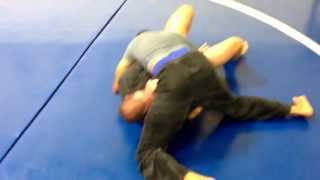 Blue belt vs coach. Soft roll/ north cal fighting alliance/ no Gi class. screenshot 5