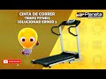 Cinta de correr plegable TEMPO FITNESS no gira el motor . cómo solucionar Error 3 en esta máquina