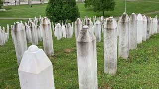 Srebrenica memorial for the genocidal killing of more than 8000 Muslim men and boys.