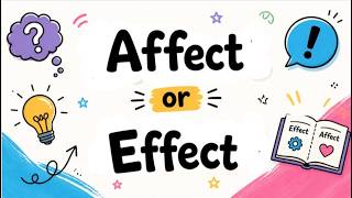 “Affect or Effect in Writing for Kids!” (WORKSHEET included)