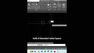 [NgulikCADyu] Menggambar circle versi diameter  #autocad #tutorial #autocadforbeginners #fyp