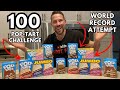 100 pop tart challenge  world record attempt joeychestnutyoutube mollyschuylermomvsfood