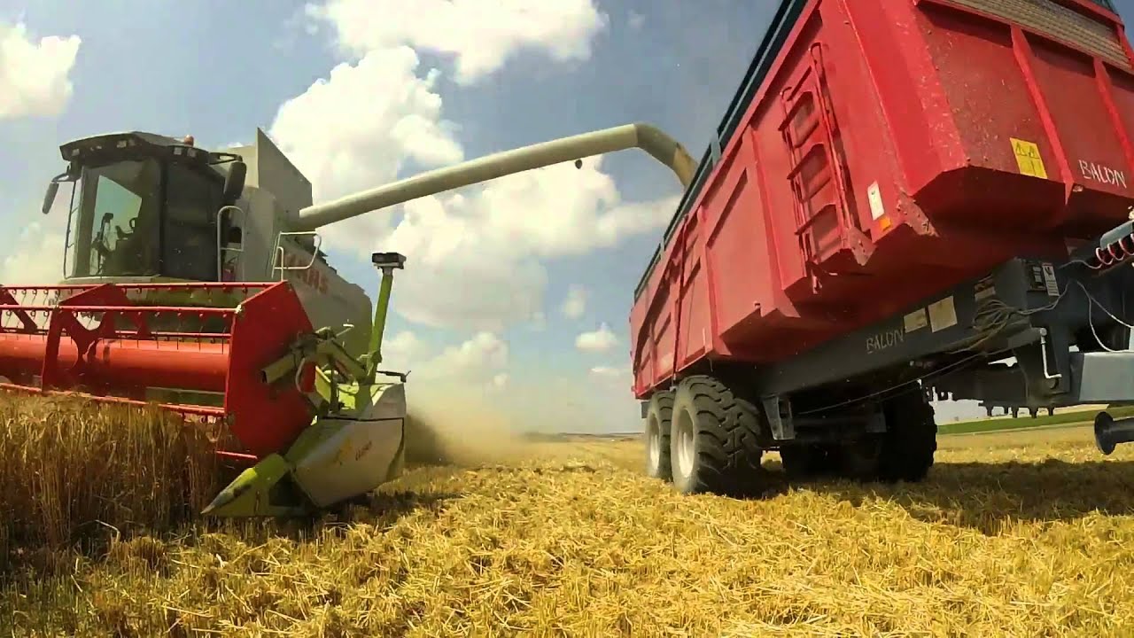 Une journée à la moisson (2014) Claas Lexion 570 (v750) HD