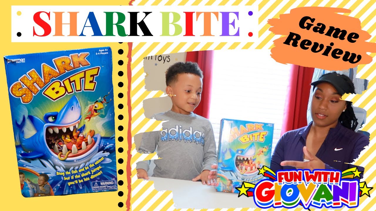 Shark Bite Game Review With Mommy! (Watch Full Video) Family Friendly