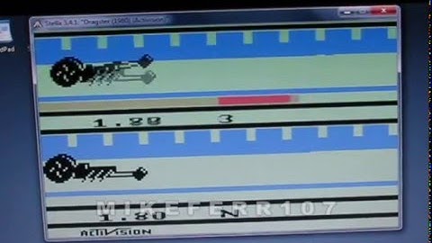 Dragster Atari 2600   How to Play ! Walkthrough Activision 1980