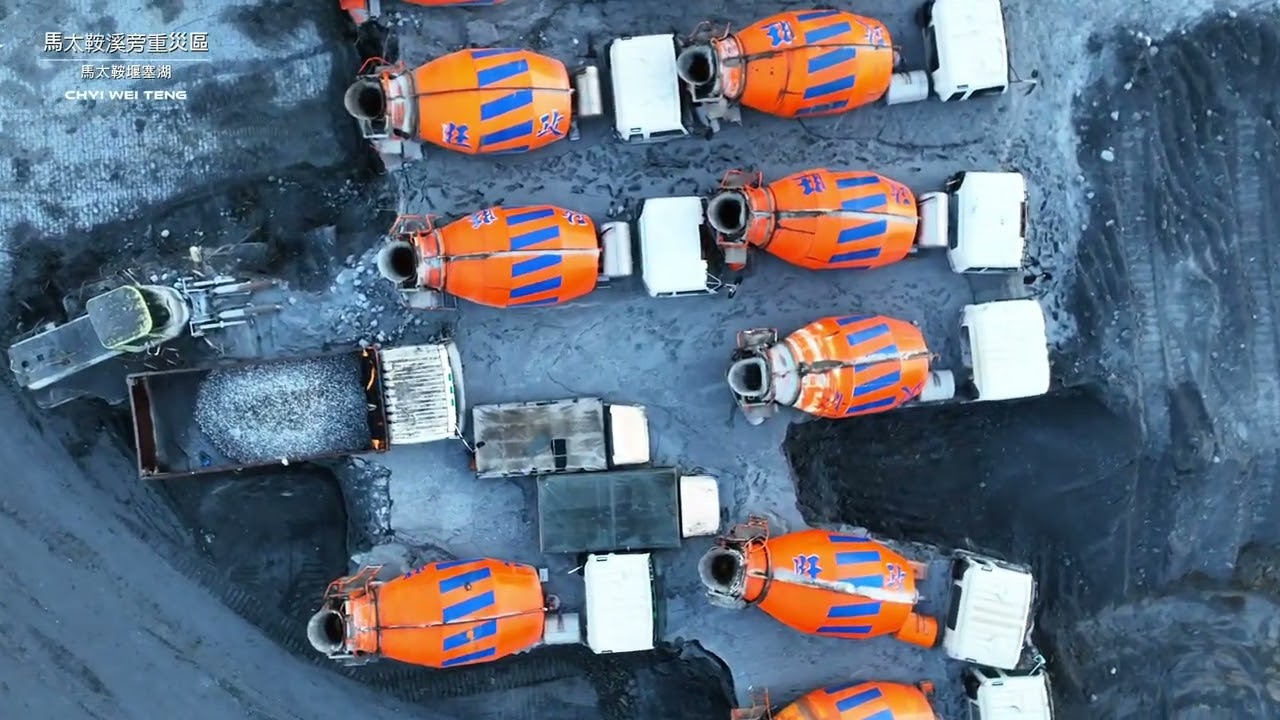 【 馬太鞍堰塞湖 花蓮光復 災後復原空拍紀錄 】