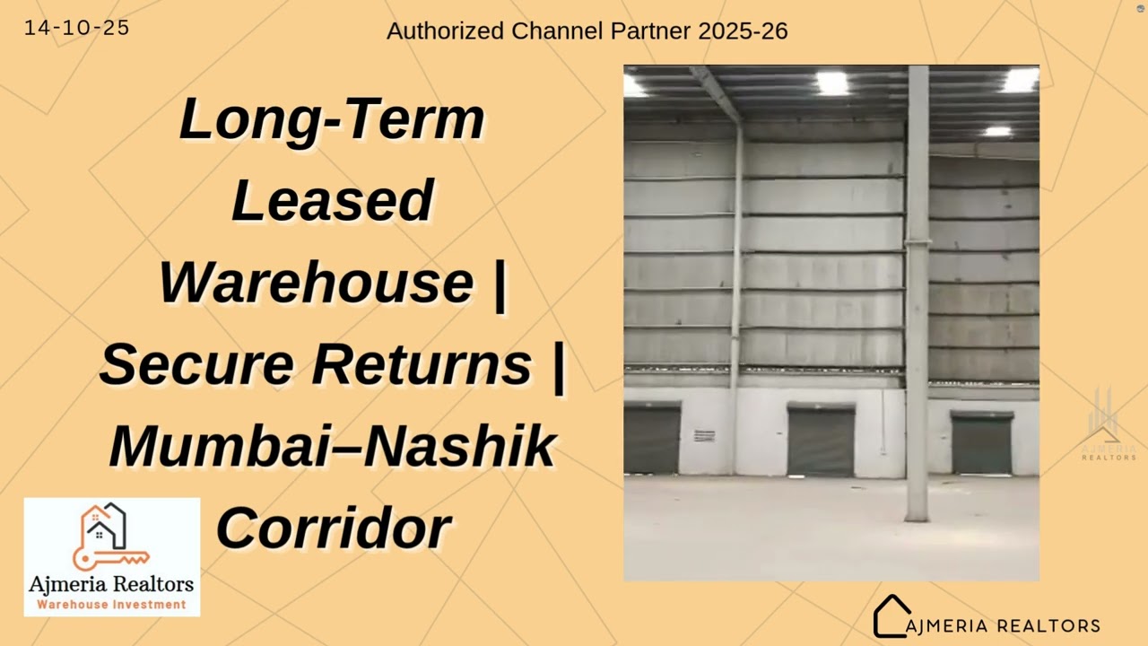 LONG-TERM LEASED WAREHOUSE | SECURE RETURNS | MUMBAI–NASHIK CORRIDOR 🏭💼