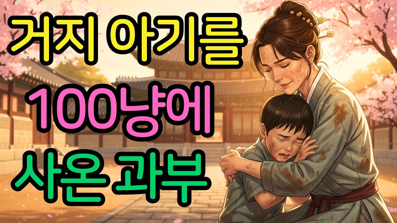 장터에서 천재 아기를 100냥에 사온 과부, 그 아이의 정체는? | 옛날이야기 야담 옛날이야기 오디오북 전설 민담 사연