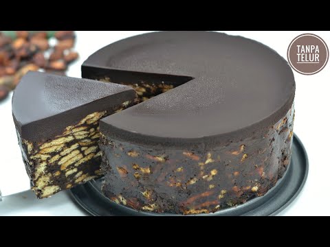 Kue Coklat Tanpa Oven,Tanpa Telur,Takaran Sendok