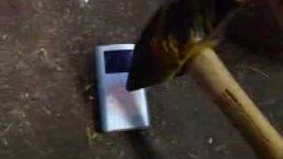 Ipod Mini Gets Smashed