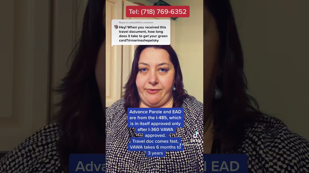 When you receive a travel document, how long does it take to get your green  card? - YouTube