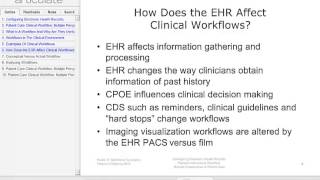 Unit 2: Configuring Electronic Health Records: Patient Care Clinical Workflow