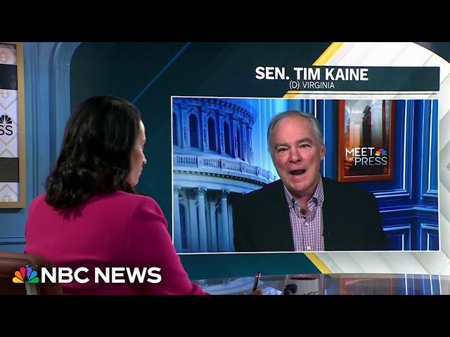 Sen. Kaine says Biden could hold up ‘model’ colleges to address campus protests